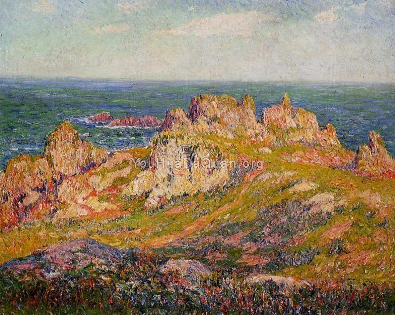 Rocks by the Sea - 亨利·莫雷